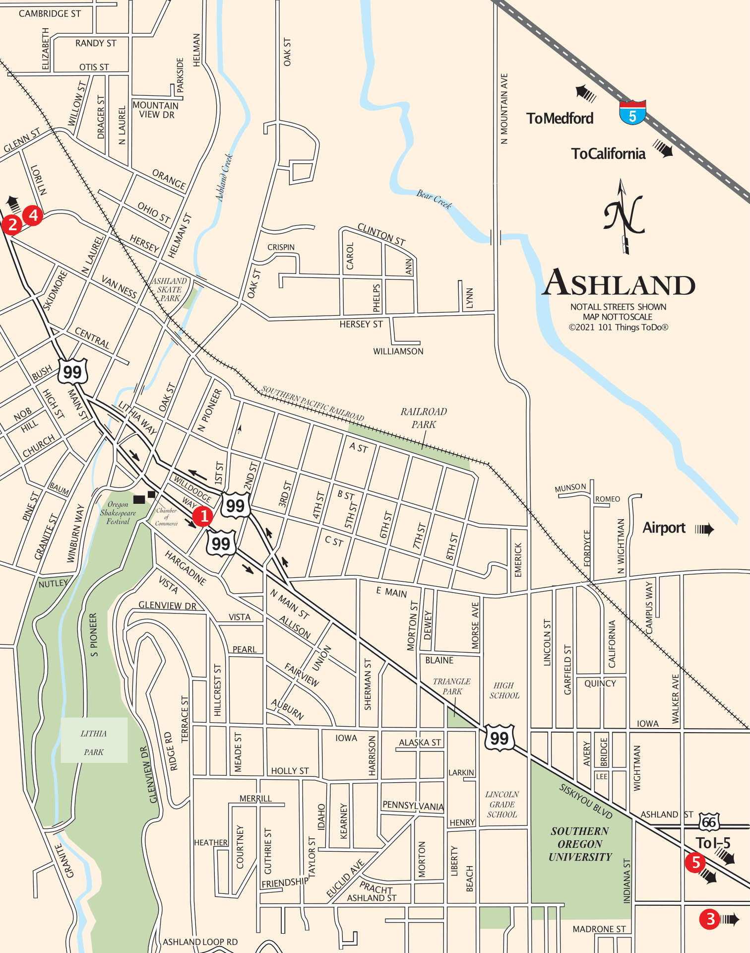 Map of Ashland