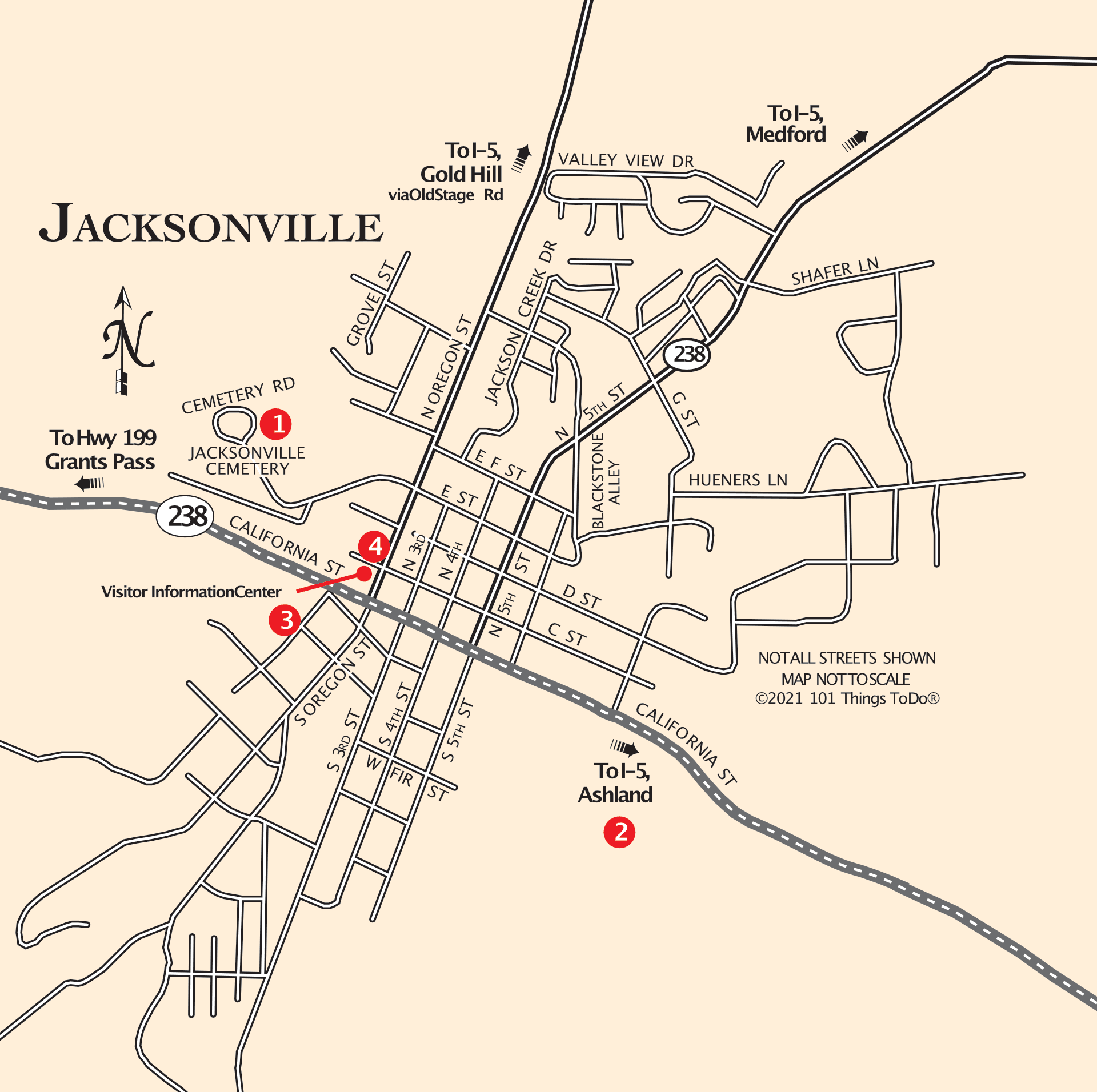 Map of Jacksonville