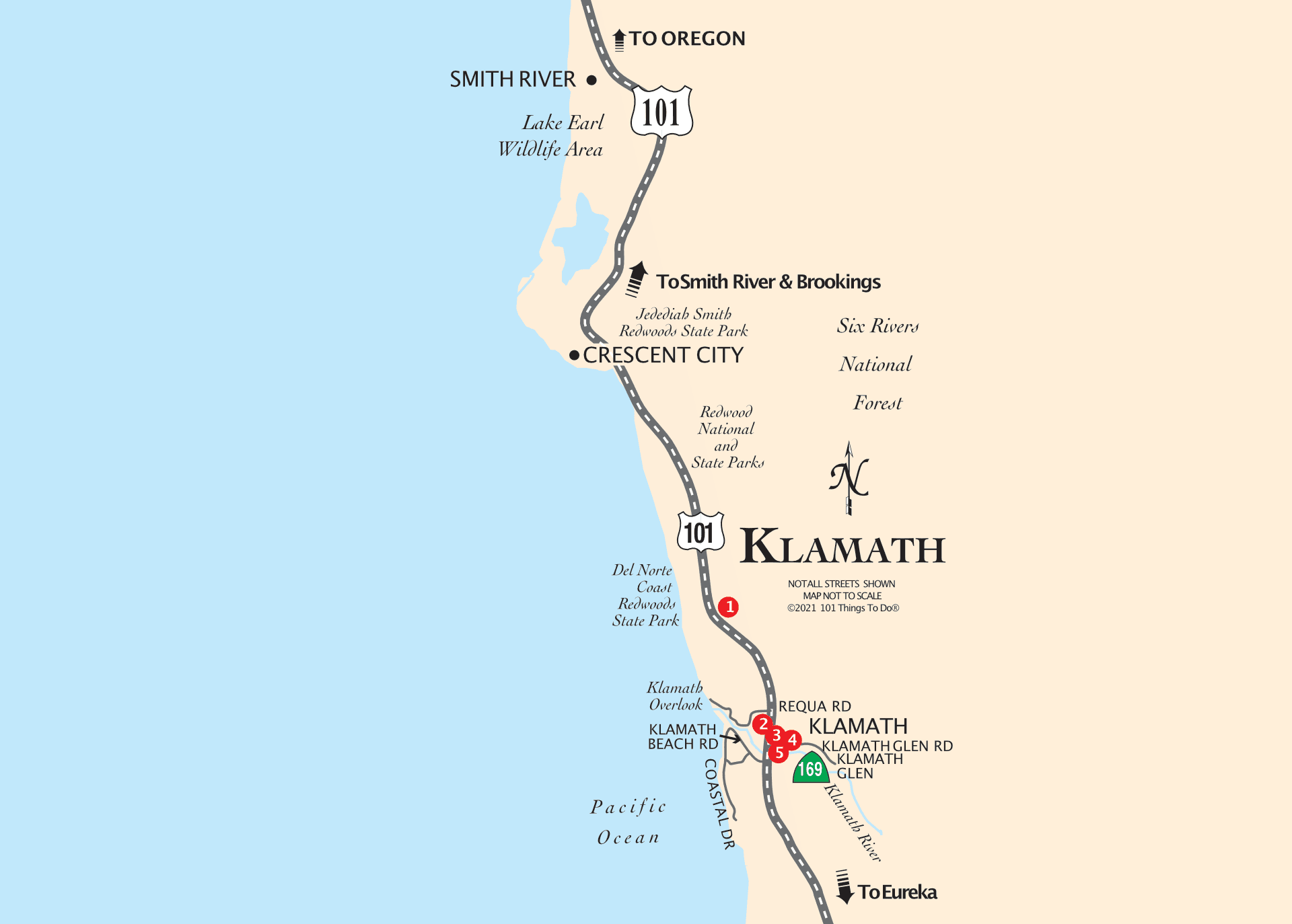 Map of Klamath