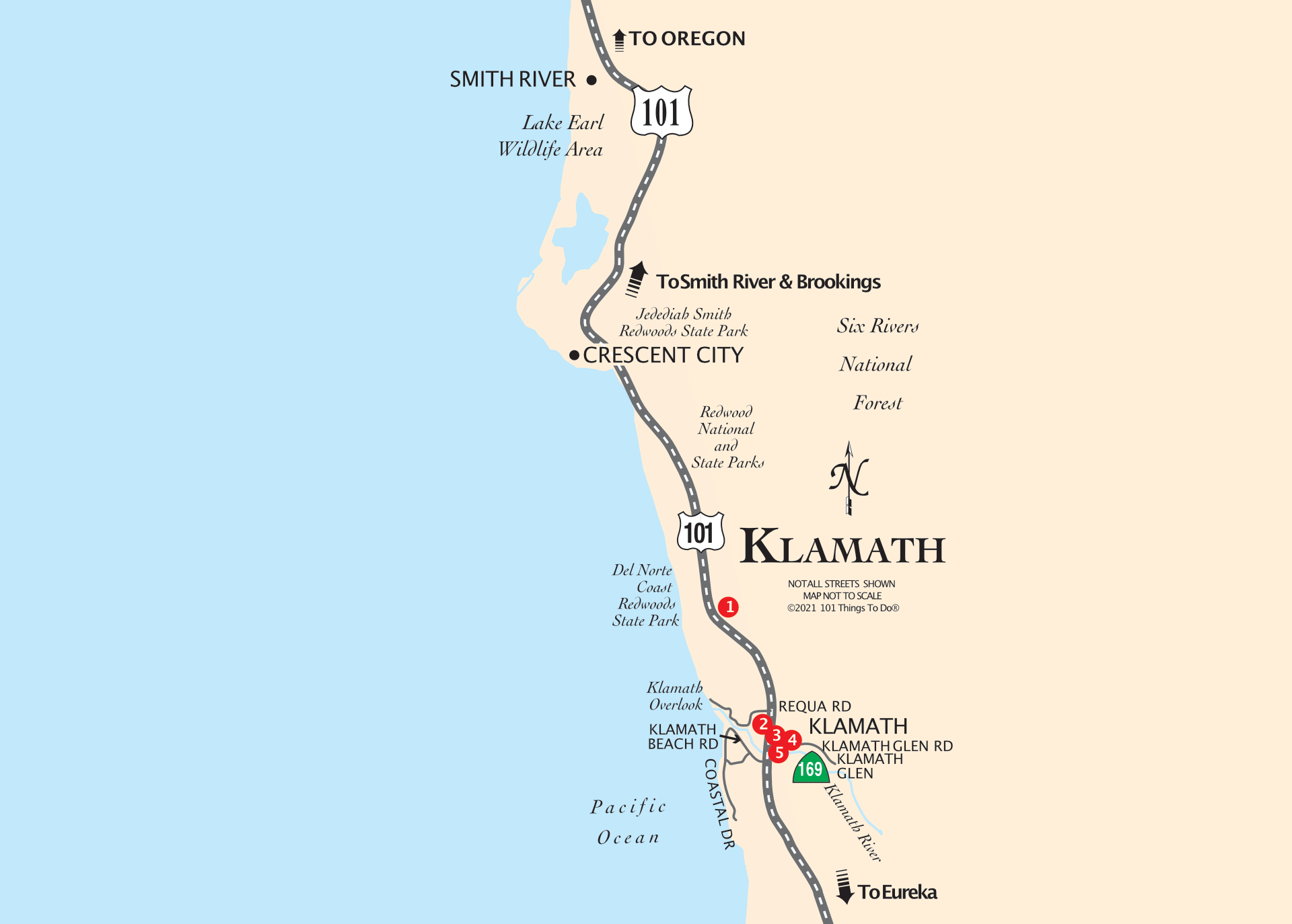 Map of Klamath